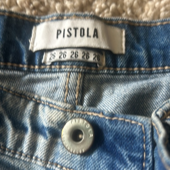 Pistola distressed blue denim jeans - Picture 4 of 6